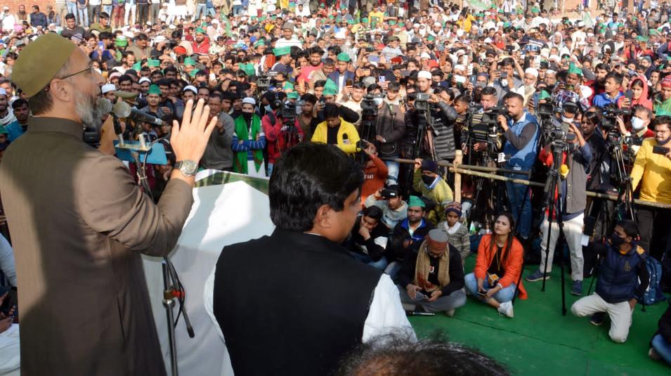 Contrary to speculations, the AIMIM did not have much impact in purely electoral terms. (HT Photo) Contrary to speculations, the AIMIM did not have much impact in purely electoral terms. (HT Photo)