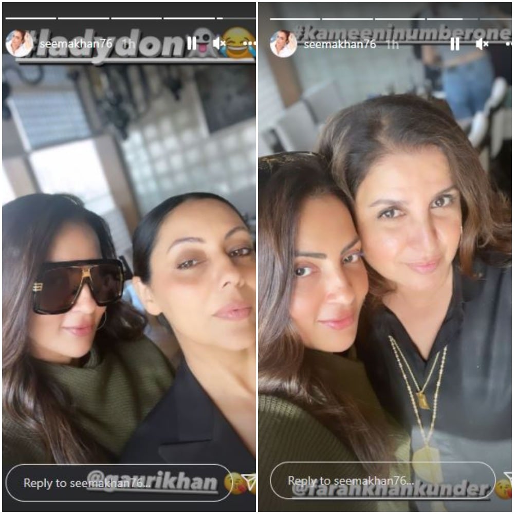 Seema also shared pictures from their get together. Seema also shared pictures from their get together.