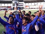 The victorious Indian Under-19 team. (Getty) The victorious Indian Under-19 team. (Getty)