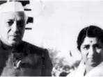 Lata Mangeshkar with Jawaharlal Nehru. (Credits: @mangeshkarlata/Twitter) Lata Mangeshkar with Jawaharlal Nehru. (Credits: @mangeshkarlata/Twitter)