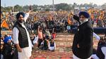 The FIR was lodged a day after Sukhbir Badal addressed a large gathering in support of SAD candidate Parambans Singh Romana at Faridkot City. (HT Photo)