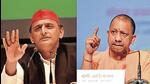 Samajwadi Party chief Akhilesh Yadav and chief minister Yogi Adityanath. (FILE PHOTO)