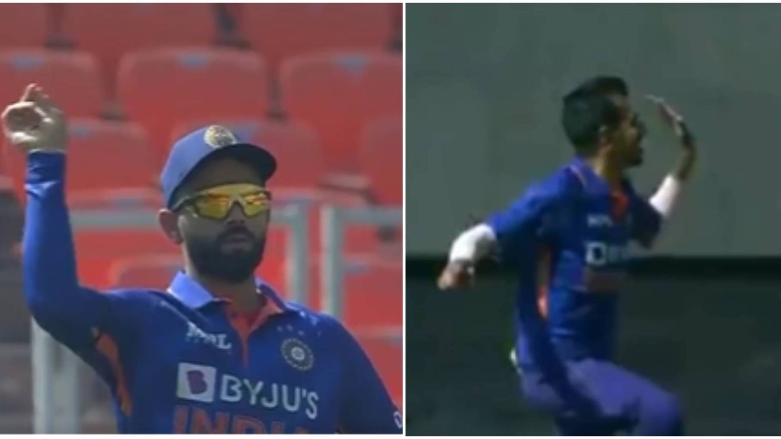 WATCH: Kohli's suggestion helps Chahal remove Pollard for golden duck; 'Don't worry, bowl the wrong'un'