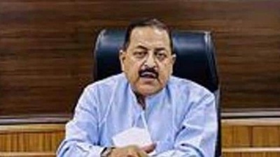 Union minister Jitendra Singh (in picture) spoke with employees who were working from home via video conference and also with those who tested Covid positive and had sought their inputs and views. (PTI) Union minister Jitendra Singh (in picture) spoke with employees who were working from home via video conference and also with those who tested Covid positive and had sought their inputs and views. (PTI)