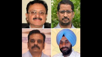 Hot seat: Congress MLA Sunil Dutti is up against Anil Joshi (SAD), Kunwar Vijay Pratap Singh (AAP) and Sukhminder Singh Pintu (BJP) in Amritsar North. Hot seat: Congress MLA Sunil Dutti is up against Anil Joshi (SAD), Kunwar Vijay Pratap Singh (AAP) and Sukhminder Singh Pintu (BJP) in Amritsar North.