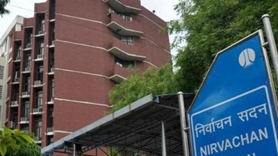 The Election Commission of India’s headquarters in New Delhi. (ANI)