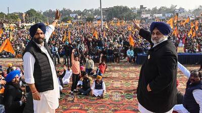 The FIR was lodged a day after Sukhbir Badal addressed a large gathering in support of SAD candidate Parambans Singh Romana at Faridkot City. (HT Photo) The FIR was lodged a day after Sukhbir Badal addressed a large gathering in support of SAD candidate Parambans Singh Romana at Faridkot City. (HT Photo)