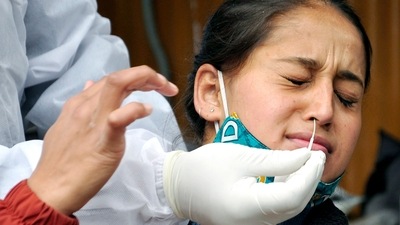 Omicron is affecting the young population of India - ICMR stated in one of their surveys. (Ajay Kumar/ANI Photo) Omicron is affecting the young population of India - ICMR stated in one of their surveys. (Ajay Kumar/ANI Photo)