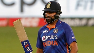 India's Rohit Sharma celebrates his half century during the first ODI match between India and West Indies (ANI) India's Rohit Sharma celebrates his half century during the first ODI match between India and West Indies (ANI)