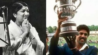 Lata Mangeshkar did a fundraising concert for the 1983 World Cup-winning team as the BCCI did not have funds to felicitate the team. Lata Mangeshkar did a fundraising concert for the 1983 World Cup-winning team as the BCCI did not have funds to felicitate the team.