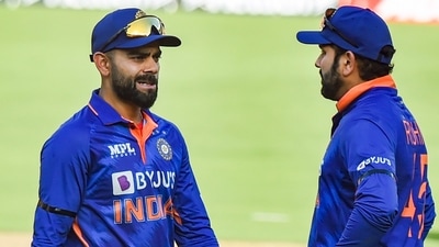 Virat Kohli with captain Rohit Sharma during the first ODI cricket match between India and West Indies (PTI) Virat Kohli with captain Rohit Sharma during the first ODI cricket match between India and West Indies (PTI)