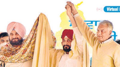 The selection of Charanjit Singh Channi as Congress’ CM face ahead of the Punjab assembly elections has drawn a mixed response from state politicians. (PTI) The selection of Charanjit Singh Channi as Congress’ CM face ahead of the Punjab assembly elections has drawn a mixed response from state politicians. (PTI)