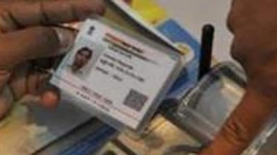 Aadhaar card (Image used only for representation) Aadhaar card (Image used only for representation)