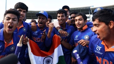 India U19 team after winning the World Cup. (Twitter/BCCI) India U19 team after winning the World Cup. (Twitter/BCCI)