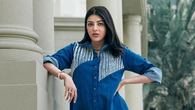 Pregnant Kajal Aggarwal slays maternity fashion in mini denim dress worth ₹13k: Pics inside Pregnant Kajal Aggarwal slays maternity fashion in mini denim dress worth ₹13k: Pics inside