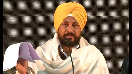 Chief minister Charanjit Singh Channi . (ANI)
