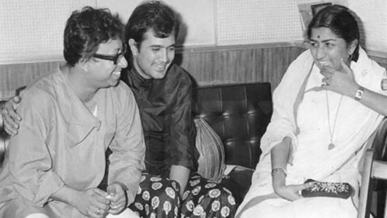 Twinkle Khanna shared a rare picture of Lata Mangeshkar with her father Rajesh Khanna and RD Burman, calling them ‘The immortals’.  