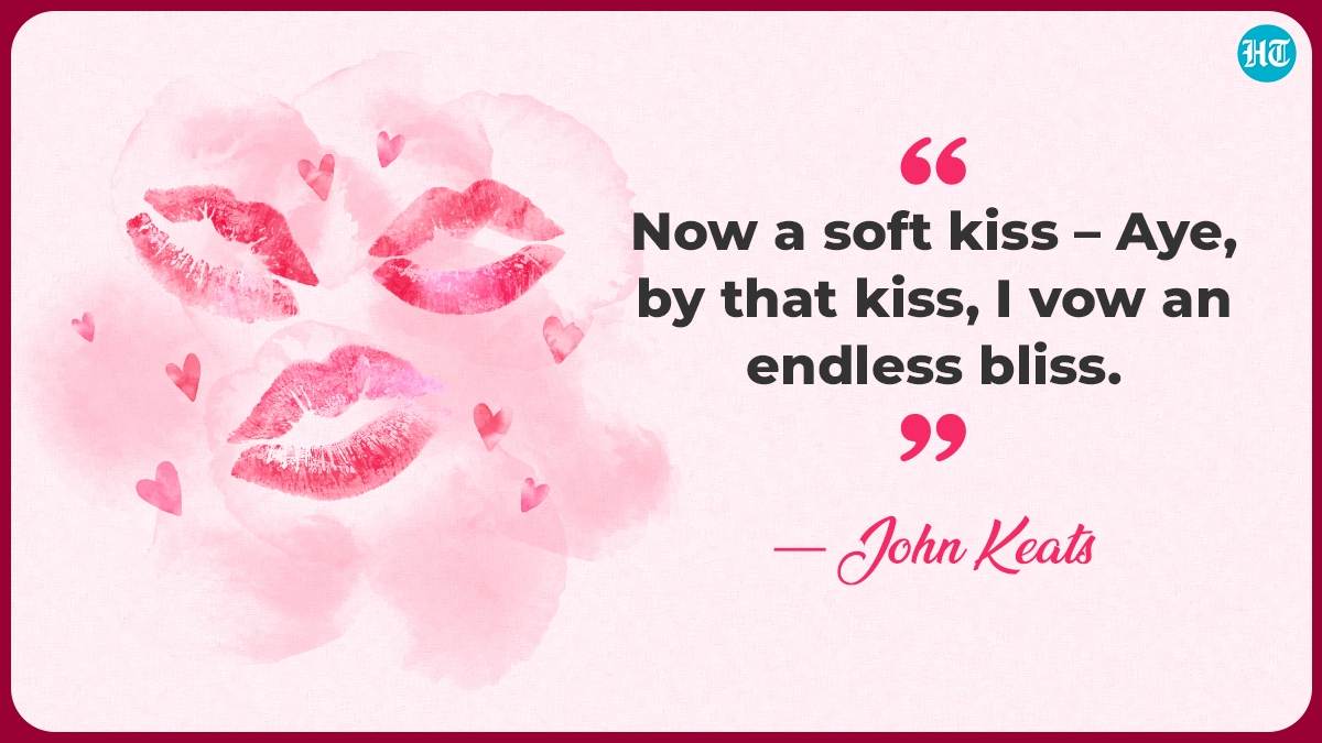 Happy Kiss Day 2022: “Now a soft kiss – Aye, by that kiss, I vow an endless bliss.” Happy Kiss Day 2022: “Now a soft kiss – Aye, by that kiss, I vow an endless bliss.”