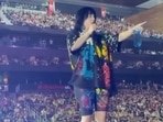 Billie Eilish at her Atlanta concert.