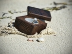 Propose Day 2022: The image shows a ring kept on a beach (representational image) Propose Day 2022: The image shows a ring kept on a beach (representational image)