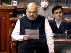 Union home minister Amit Shah speaks in Lok Sabha during the Winter Session of Parliament, in New Delhi. (ANI) Union home minister Amit Shah speaks in Lok Sabha during the Winter Session of Parliament, in New Delhi. (ANI)