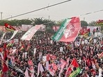 The Samajwadi Party (SP) on Monday released a new list of 24 candidates for the upcoming assembly election.(PTI photo)