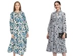 Floral print maxi dresses break the monotony of everyday attire.&nbsp;