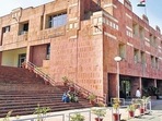 File photo of JNU administrative building.