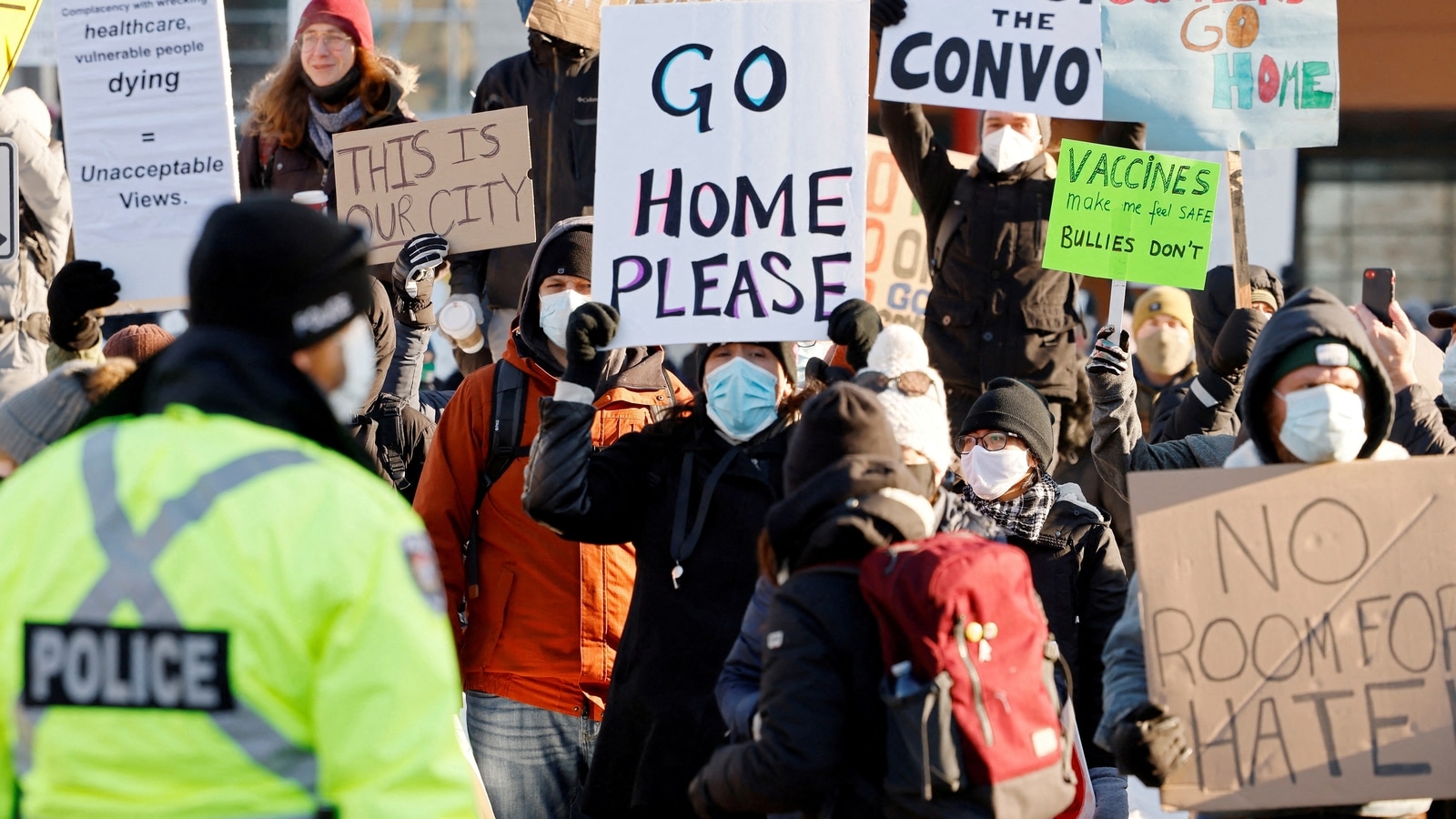 ‘State of emergency’ in Ottawa over Covid-19 protest | World News