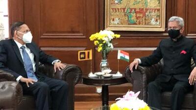Sri Lankan foreign minister GL Peiris, who is in India on a three-day visit, met external affairs minister S Jaishankar. (Twitter/@SLinIndia) Sri Lankan foreign minister GL Peiris, who is in India on a three-day visit, met external affairs minister S Jaishankar. (Twitter/@SLinIndia)