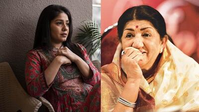 Sunidhi Chauhan was awarded the Lata Mangeshkar Trophy by the icon herself after she won Meri Awaz Suno in 1996 Sunidhi Chauhan was awarded the Lata Mangeshkar Trophy by the icon herself after she won Meri Awaz Suno in 1996