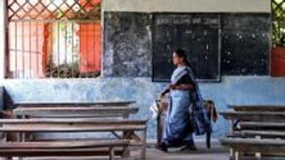 Education department’s orders directed government school teachers in Ludhiana to help in the collection of Covid vaccine data, forcing them to miss schoolwork. (REUTERS) Education department’s orders directed government school teachers in Ludhiana to help in the collection of Covid vaccine data, forcing them to miss schoolwork. (REUTERS)