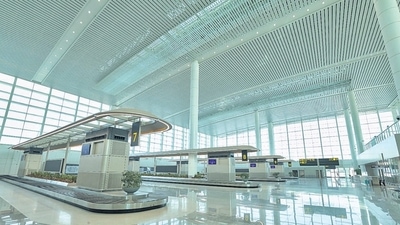 The revamped T1 at Delhi airport. (Sourced) The revamped T1 at Delhi airport. (Sourced)