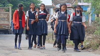The physical sessions for classes 1 to 9 were suspended on January 8 in view of the then rising COVID-19 cases in the state, but schools for classes 10 to12 and colleges were not closed. (HT File) The physical sessions for classes 1 to 9 were suspended on January 8 in view of the then rising COVID-19 cases in the state, but schools for classes 10 to12 and colleges were not closed. (HT File)