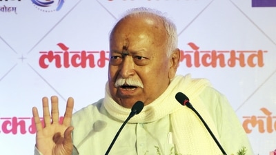 RSS chief Mohan Bhagwat was addressing the 'Hinduism and National Integration' lecture organised on the occasion of the Golden Jubilee celebrations of a newspaper in Nagpur. (PTI) RSS chief Mohan Bhagwat was addressing the 'Hinduism and National Integration' lecture organised on the occasion of the Golden Jubilee celebrations of a newspaper in Nagpur. (PTI)
