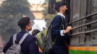 "We are yet to reopen because there are a lot of modalities. The board classes are nearing their exams so the attendance is going to be thin. Also, providing transport for students is difficult, so we are still working out the details. We will have a plan in two days," the vice-principal of a top private school said. (PTI ) "We are yet to reopen because there are a lot of modalities. The board classes are nearing their exams so the attendance is going to be thin. Also, providing transport for students is difficult, so we are still working out the details. We will have a plan in two days," the vice-principal of a top private school said. (PTI )