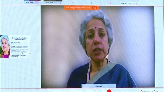 In an interview with NDTV, Soumya Swaminathan said that Omicron's sub-variant BA.2 is more powerful than BA.1. BA.2 has already started transmitting in countries such as India and Denmark.(ANI )