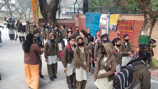 “Another issue is of transportation, since not many students turn up, running full-fledged transport services is not feasible and lack of transport discourages few from attending offline classes as its not logistically feasible,” Joshi added.(HT Photo/Vipin Kumar)