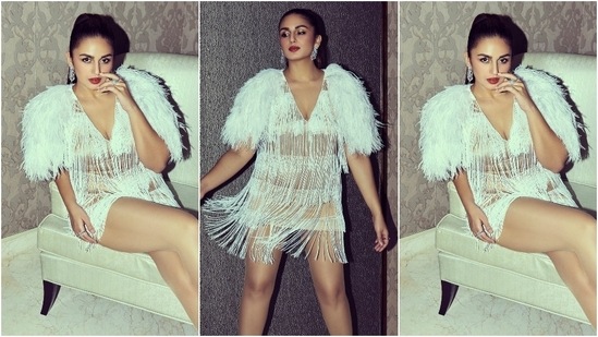 Huma Qureshi is the retro queen we need in fringe mini dress and bold make-up