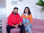 Anushka Sharma and Virat Kohli at their Mumbai home.
