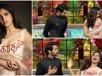 Rajkummar Rao and Bhumi Pednekar on The Kapil Sharma Show. Rajkummar Rao and Bhumi Pednekar on The Kapil Sharma Show.