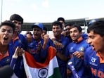 India U19 team after winning the World Cup.