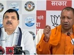 Aam Aadmi Party leader Sanjay Singh launched a scathing attack on Yogi Adityanath over his ‘Suno Kejriwal’ barb, calling him a ‘chauraha chaap neta’ (street-level politician).