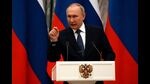 Russian President Vladimir Putin gestures during a press conference with French President Emmanuel Macron, Moscow, Russia, February 7, 2022 (REUTERS) Russian President Vladimir Putin gestures during a press conference with French President Emmanuel Macron, Moscow, Russia, February 7, 2022 (REUTERS)