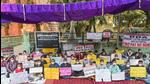 MCD doctors have held several protests over delay in salaries. (PTI) MCD doctors have held several protests over delay in salaries. (PTI)