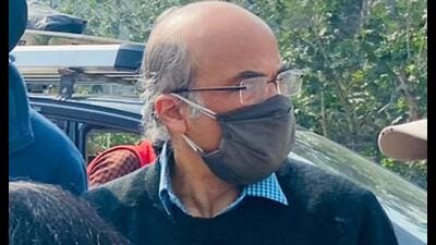 Sooraj Barjatya in Lucknow on Tuesday for recce of his film Uunchai. Sooraj Barjatya in Lucknow on Tuesday for recce of his film Uunchai.