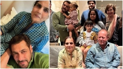 Salman Khan shared a photo with Salma Khan. Salman Khan shared a photo with Salma Khan.