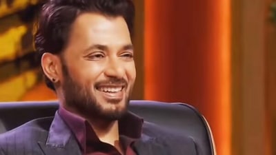 Anupam Mittal on Shark Tank India.&nbsp; (Instagram)