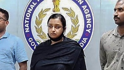 Kerala gold smuggling case accused Swapna Suresh was arrested by the National Investigation Agency in Bengaluru, on July 11, 2020. (PTI File Photo) Kerala gold smuggling case accused Swapna Suresh was arrested by the National Investigation Agency in Bengaluru, on July 11, 2020. (PTI File Photo)