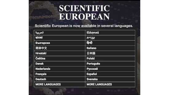 The Indian language versions of Scientific European will greatly benefit students from semi-urban and rural areas.